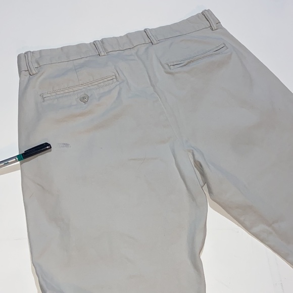 MENS OLD NAVY ULTIMATE SLIM LIGHT TAN CHINO PANTS 32 x 30 - Picture 5 of 9